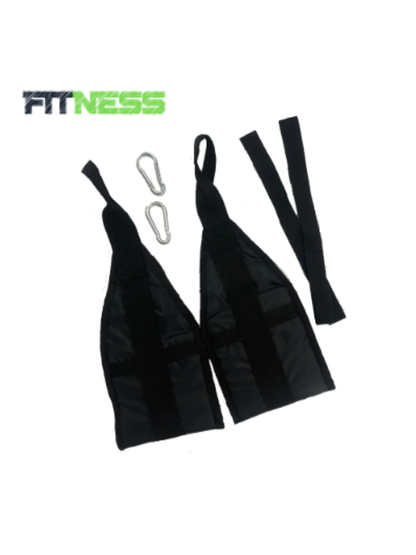 Fitness Hanging Ab Straps for Pull-Up Leg Raises (Pair)