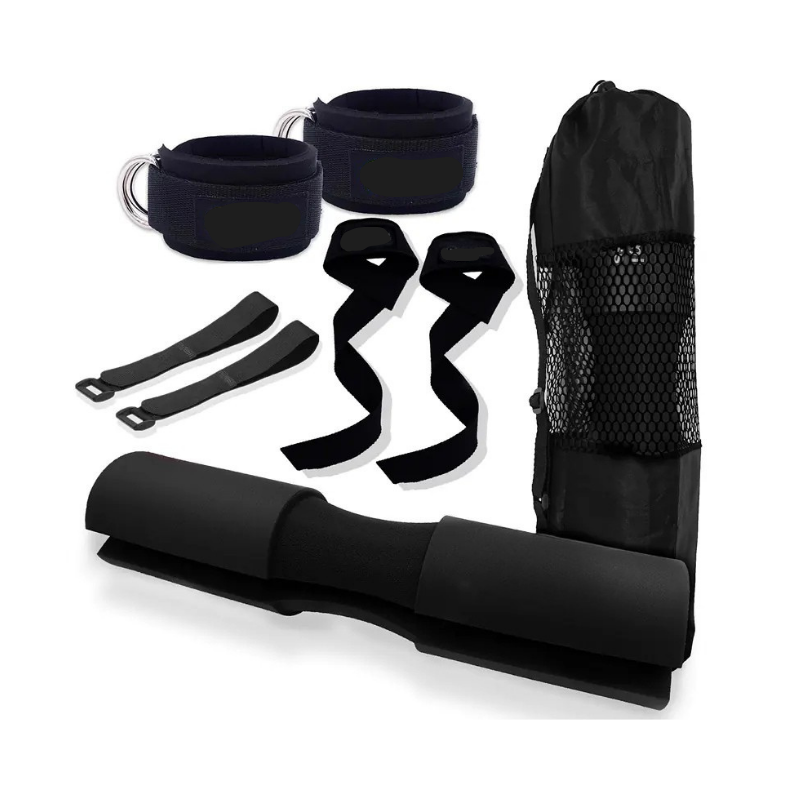 Barbell Pad Set with Ankle Strap for Hip Thrusts
