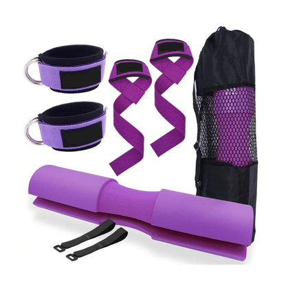 Barbell Pad Set with Ankle Strap for Hip Thrusts