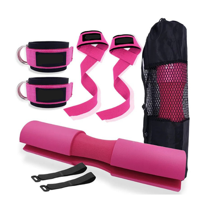 Barbell Pad Set with Ankle Strap for Hip Thrusts